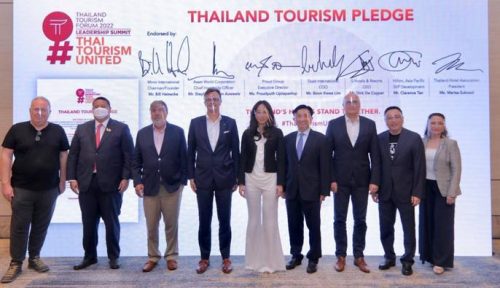 Thailand Hospitality Leaders Sign Pledge at Thailand Tourism Forum-TRAVELINDEX Thailand Hospitality Leaders Sign Pledge at Thailand Tourism Forum