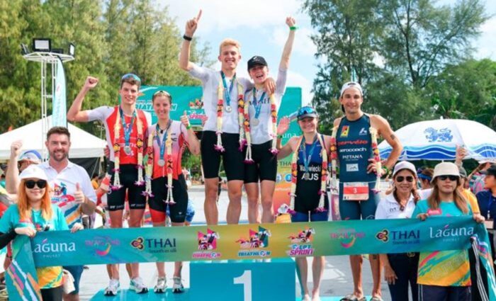British Couple Triathletes Champions at 29th Laguna Phuket Triathlon - TRAVELINDEX - VISITPHUKET.org